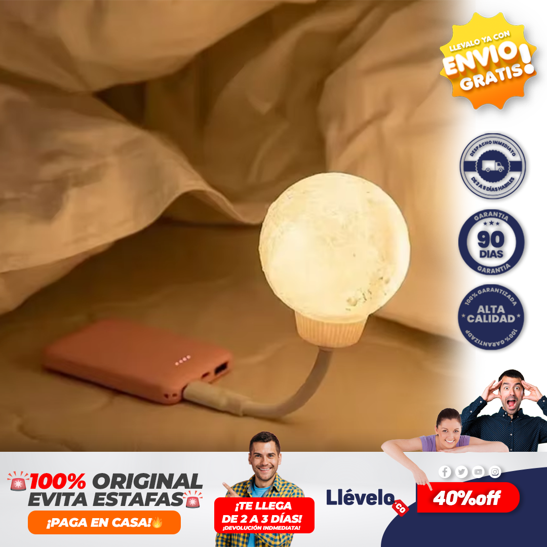 moonlamp® Luz nocturna de bola de Luna