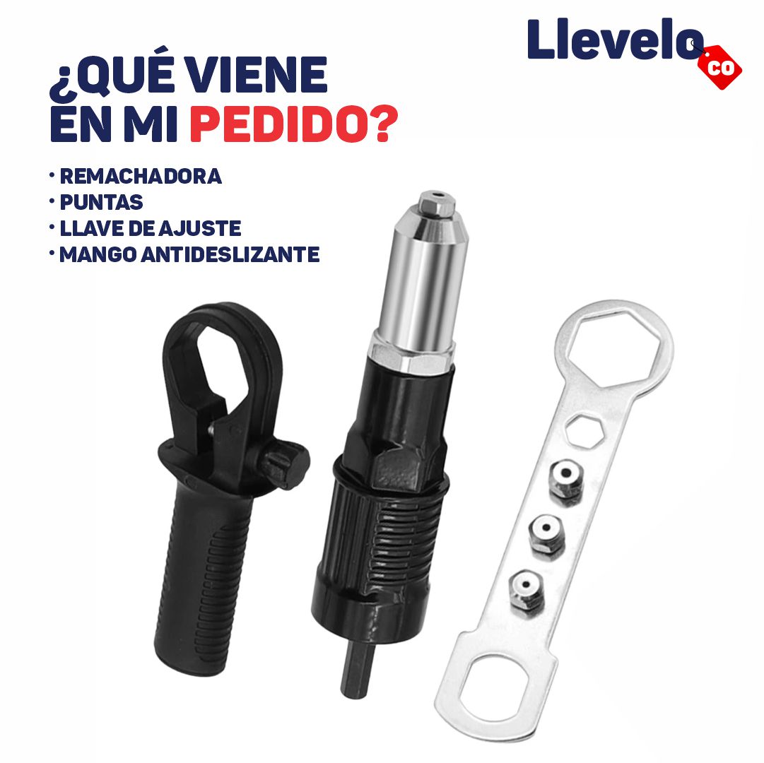 REMATORQUE® - Adaptador de remachadora para taladro