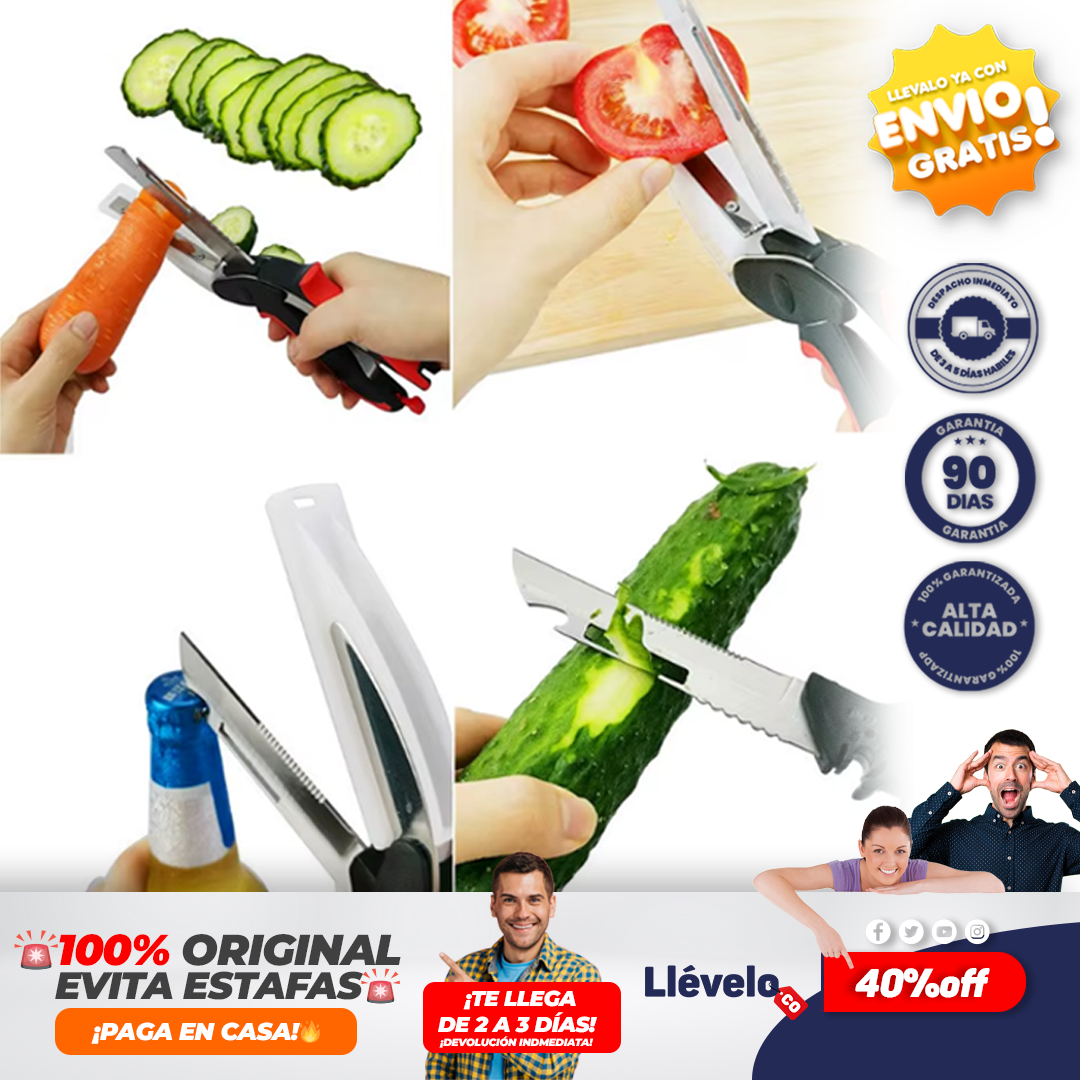 SlicePro® Tijera de cocina 6 en 1