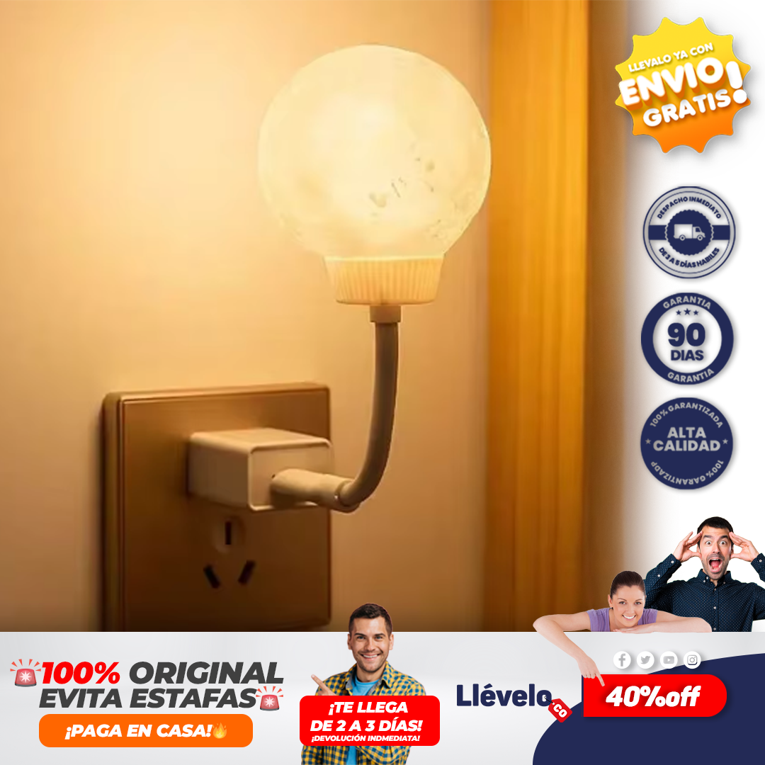 moonlamp® Luz nocturna de bola de Luna