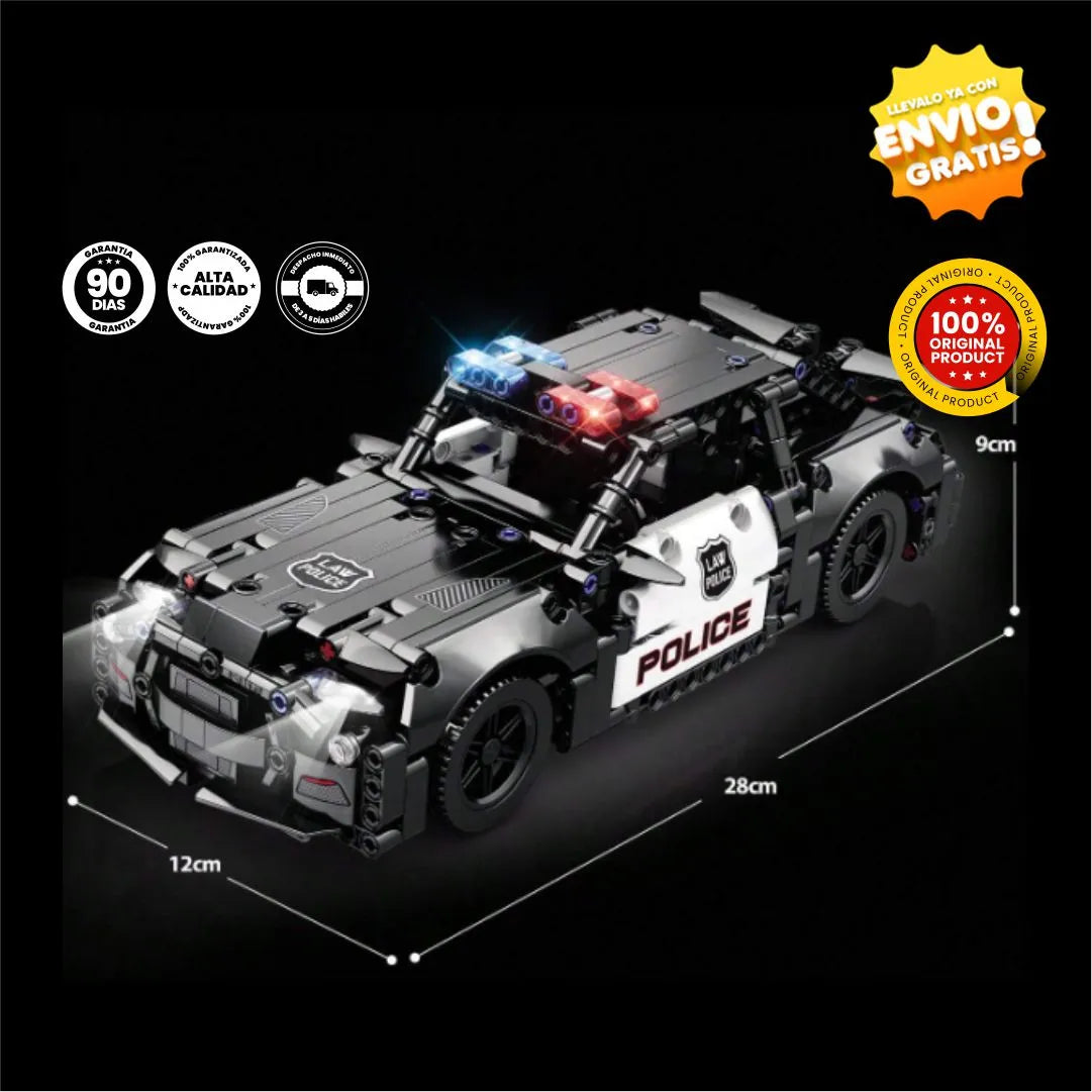 Carro Para Construir 471 Piezas Con Control Remoto - MegaDrive Assembly® Original