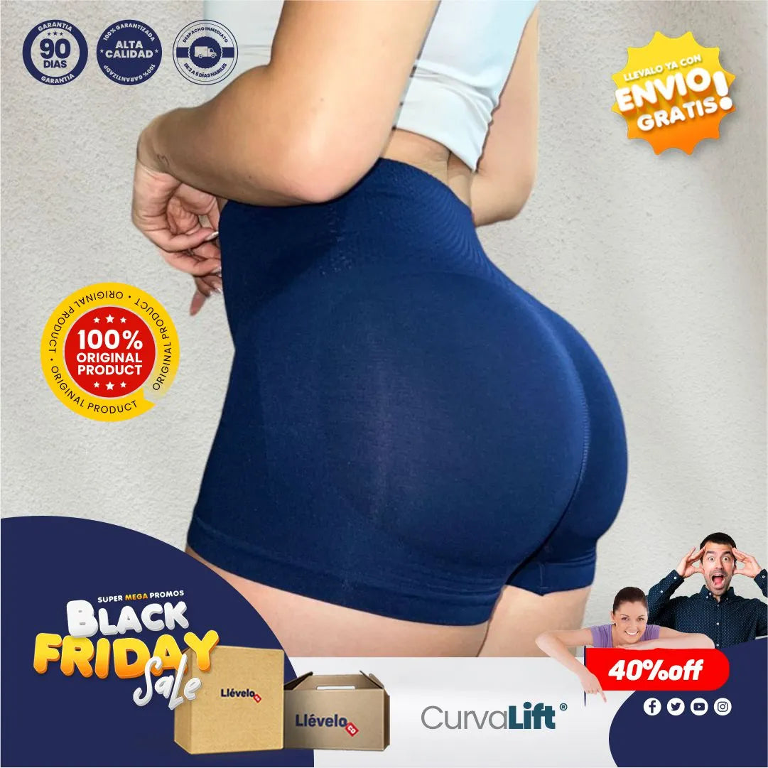 ¡PAGA 2, LLEVA 3! Panty Levanta Cola y Control de Abdomen - CurvaLift® Original