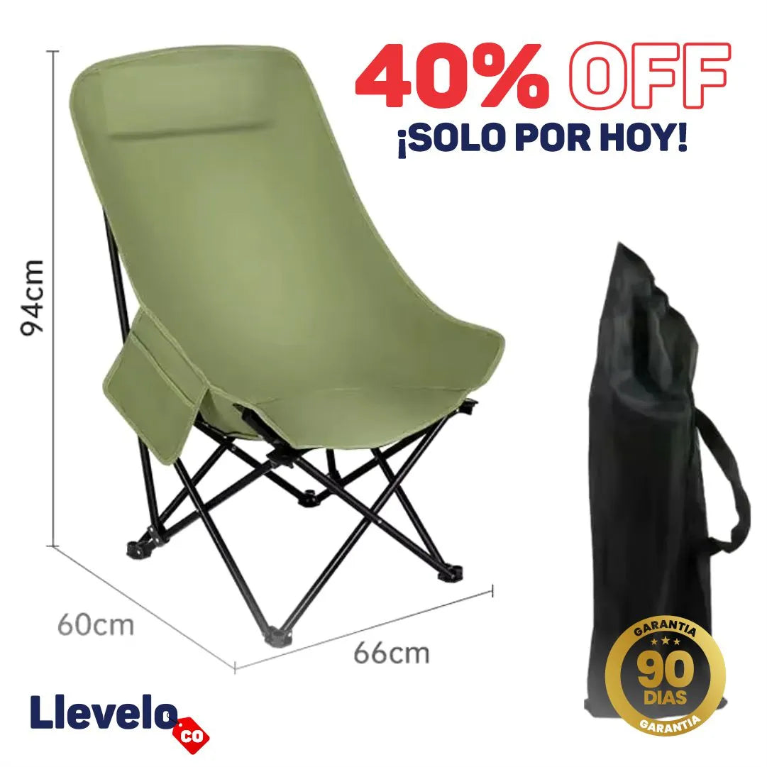 EcoConfort Max® Original - Silla de Camping Portátil