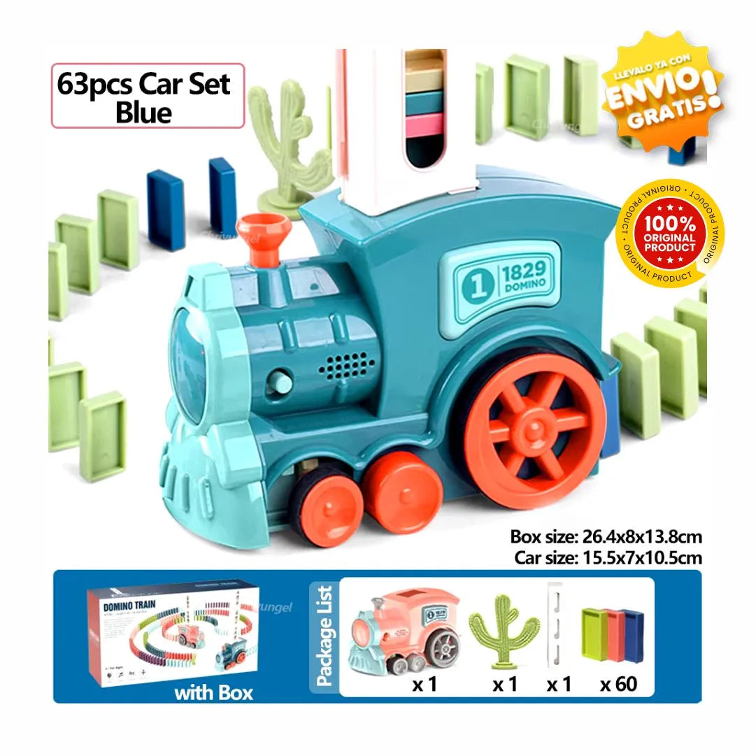 Juego Didáctico Eléctrico - Tren de Dominó® Original