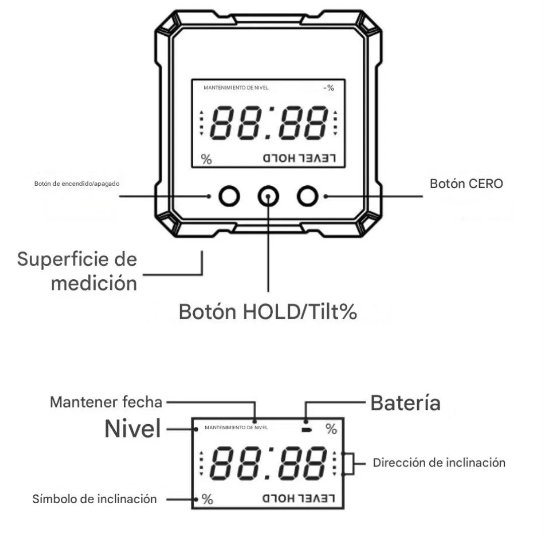 Inclinómetro Digital - PrecisionPro®