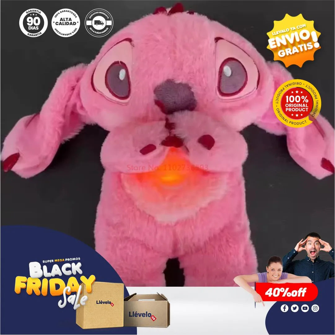 Peluche de Stitch Interactivo que Respira - SnuggleBreath® Original