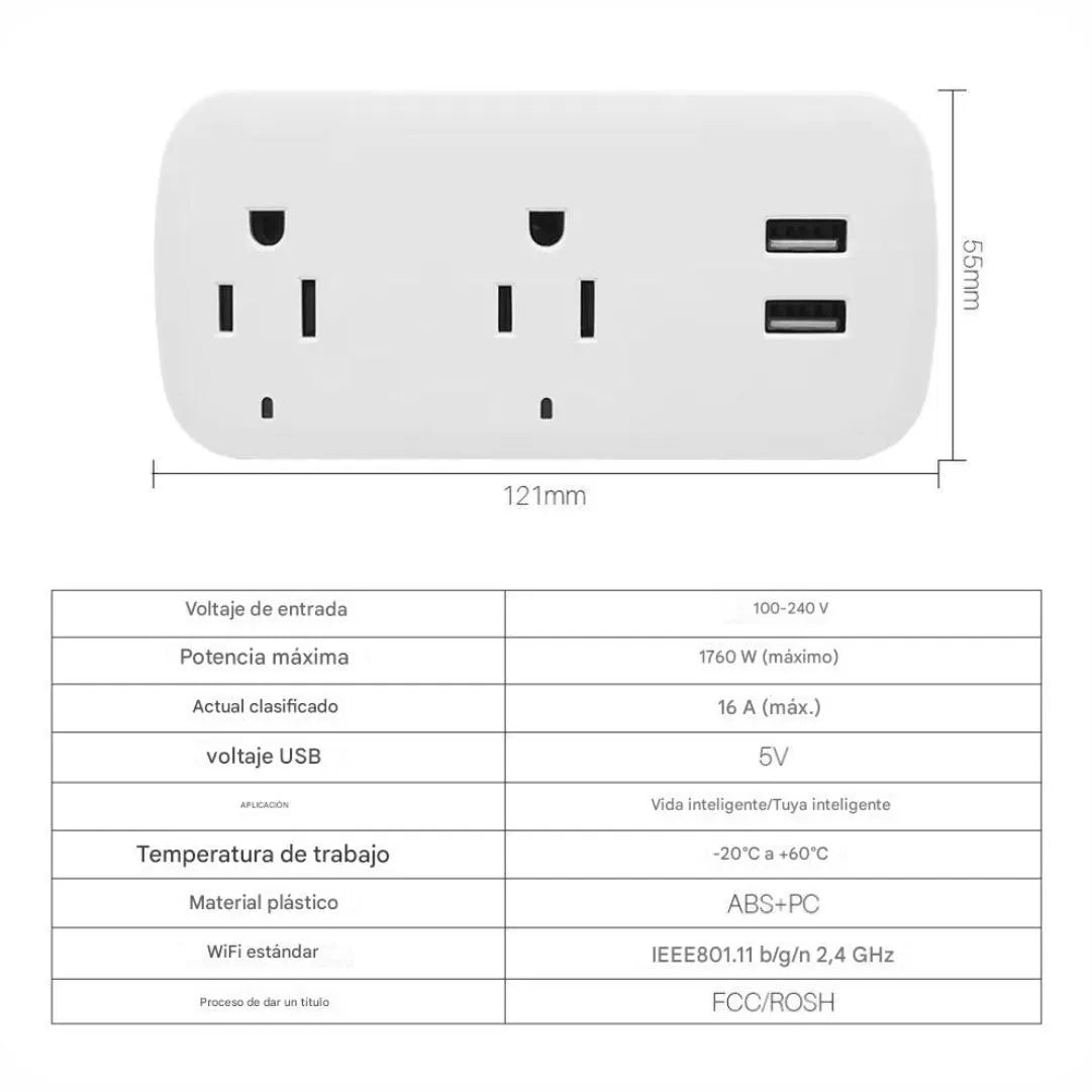 Toma Corriente Inteligente Compatible con el Celular - SmartSwitch® Original