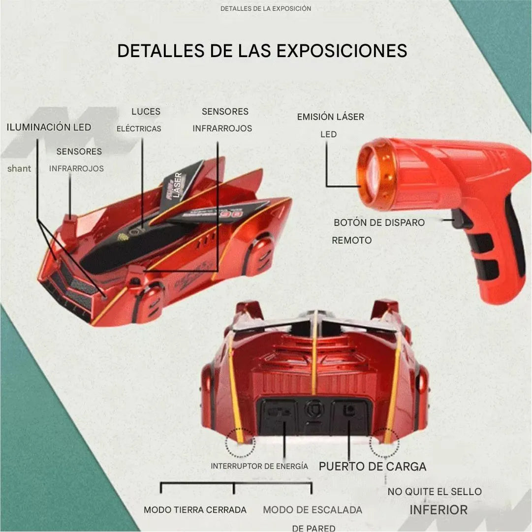Carro de Juguete Antigravedad para Niños - GravityRacer® Original