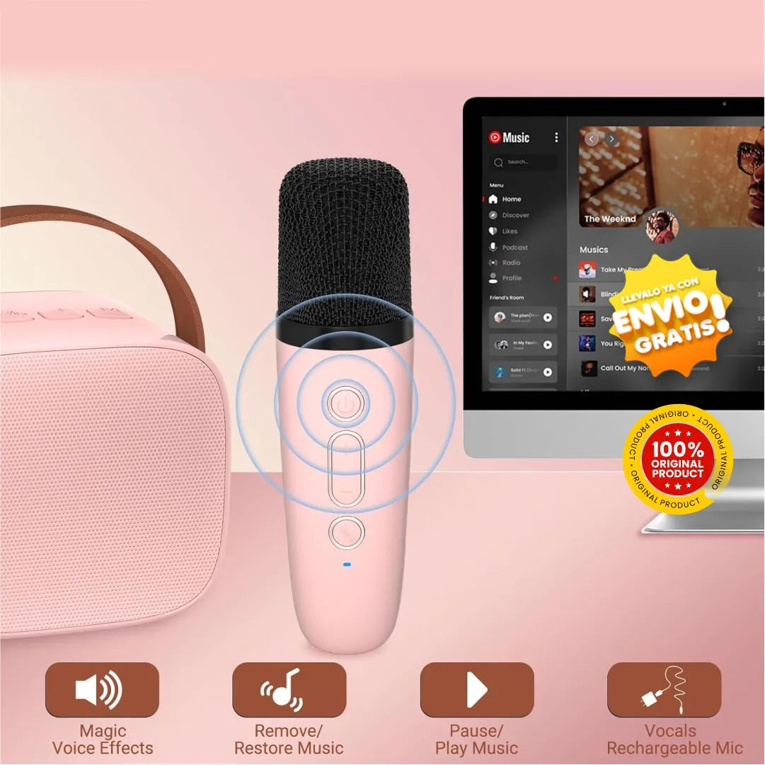 Radio Parlante Bluetooth - Karaoke®