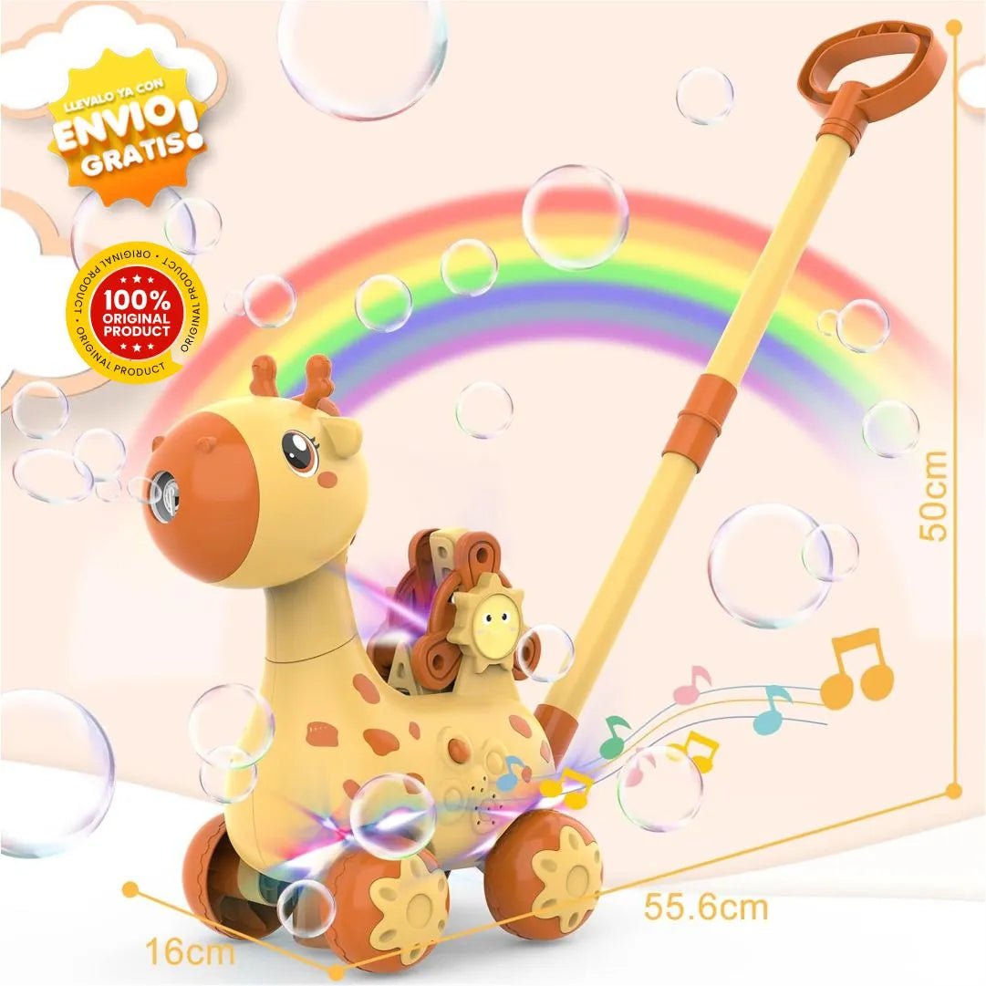 Juguete Jirafa de Burbujas para Niños - BubbleMower®