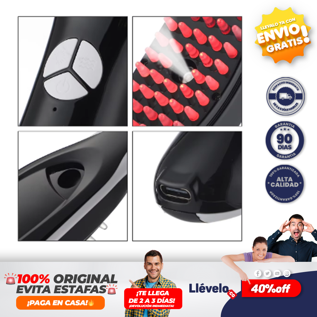 Capiluxe® Cepillo Terapia Capilar Spa