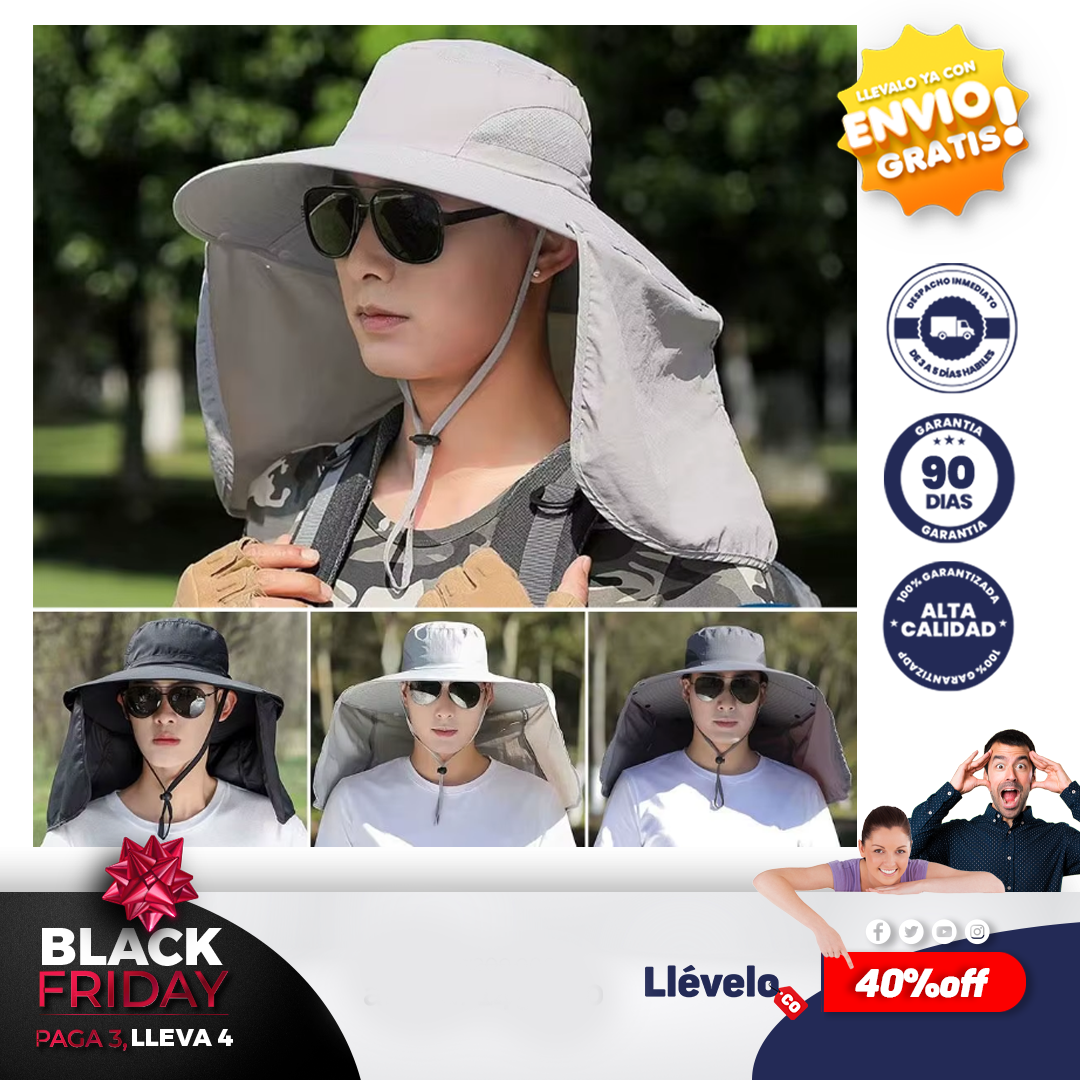 Solar Cap® sombrero de cubo impermeable