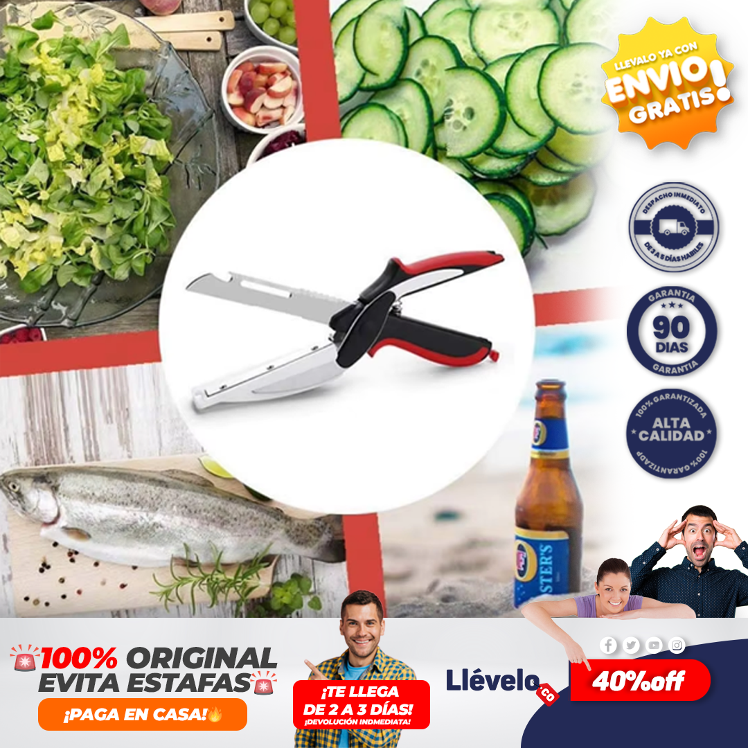SlicePro® Tijera de cocina 6 en 1