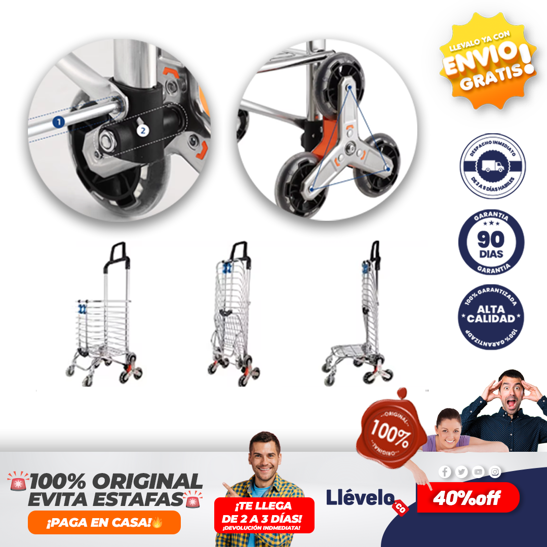CityRoller® Carro portátil para subir escaleras
