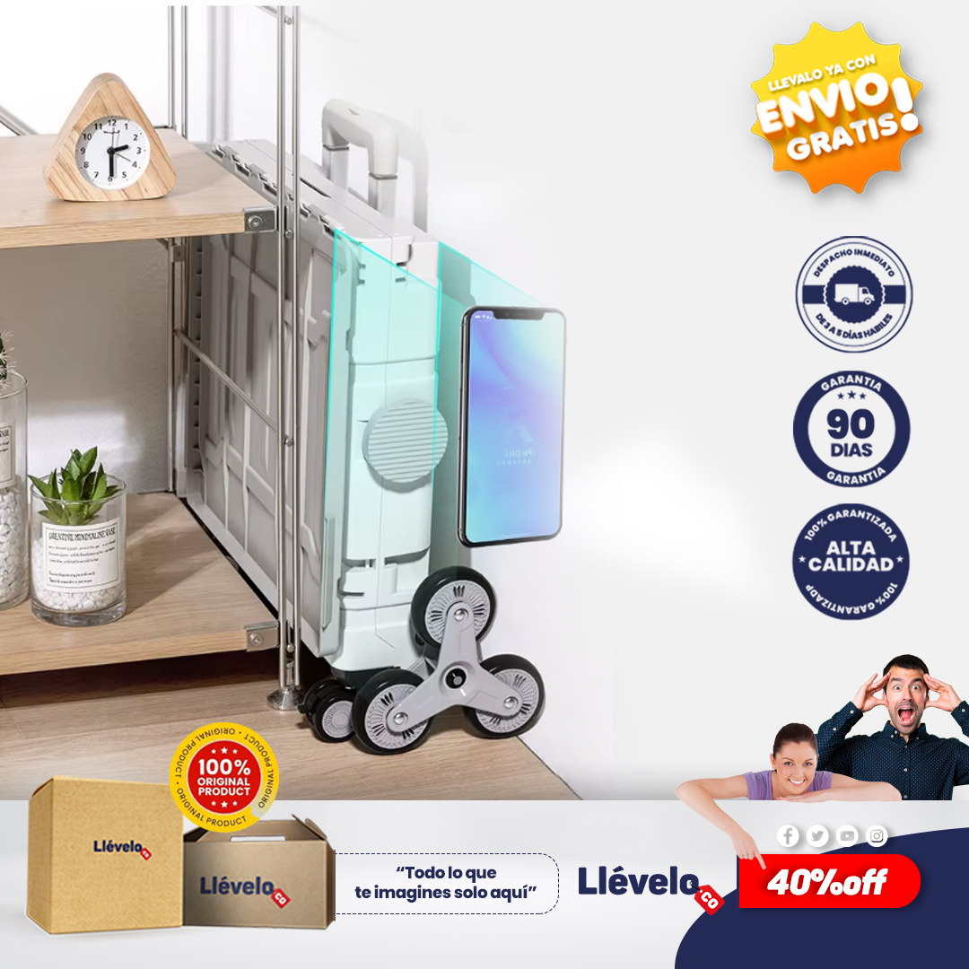 ECO CAR® Carrito De Mercado Plegable