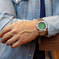 RELOJ OLIMPO VERDE ESMERALDA