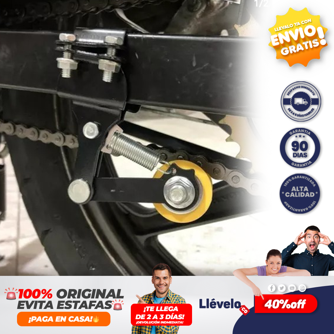 MotoSync® Tensor de cadena de motocicleta