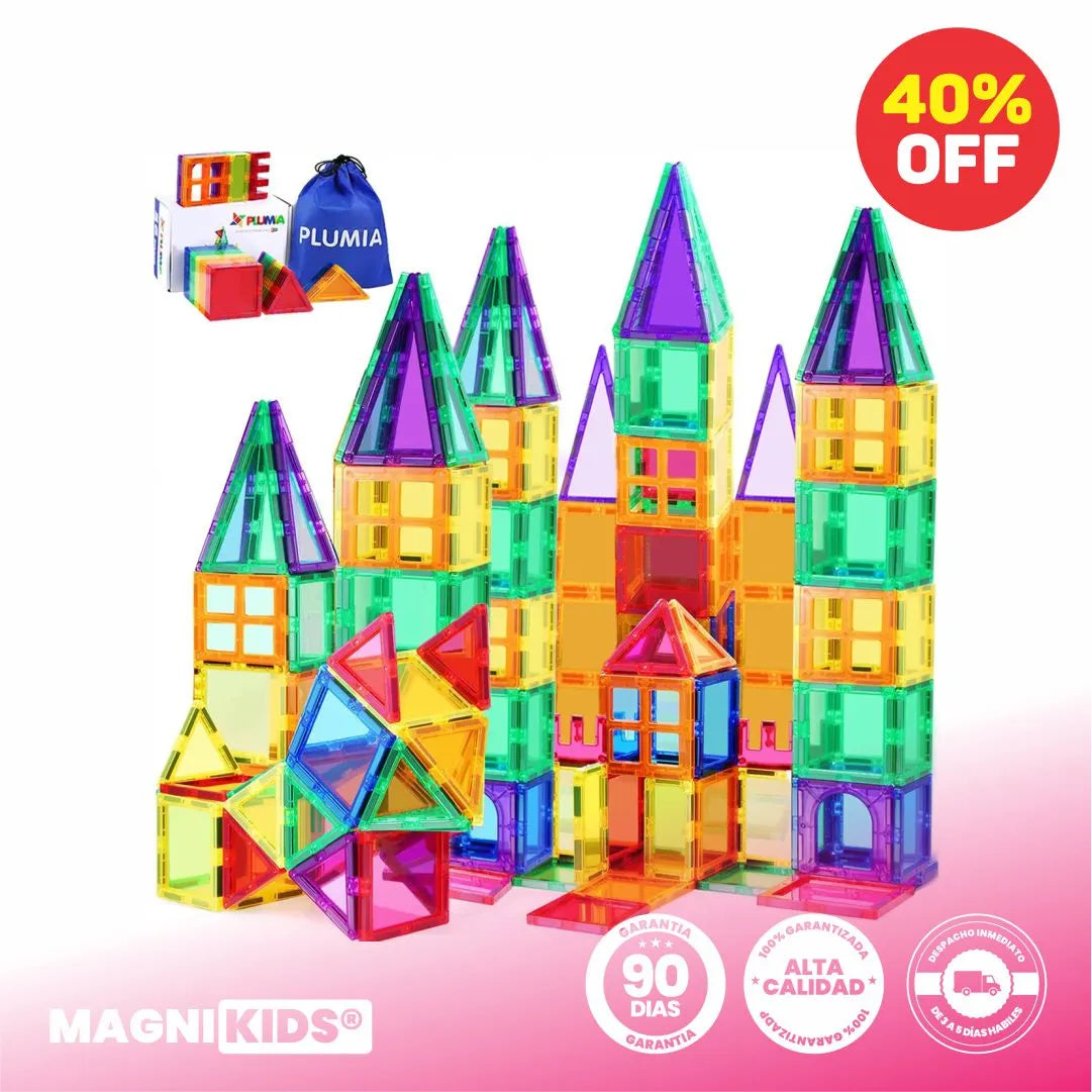 Bloques Magnéticos - MagniKids® ORIGINAL