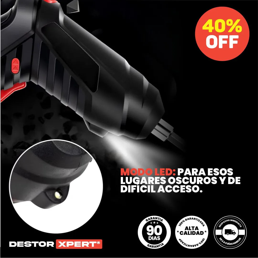 Kit de Destornillador Electrico recargable de 47 Piezas - DestorXpert® ORIGINAL