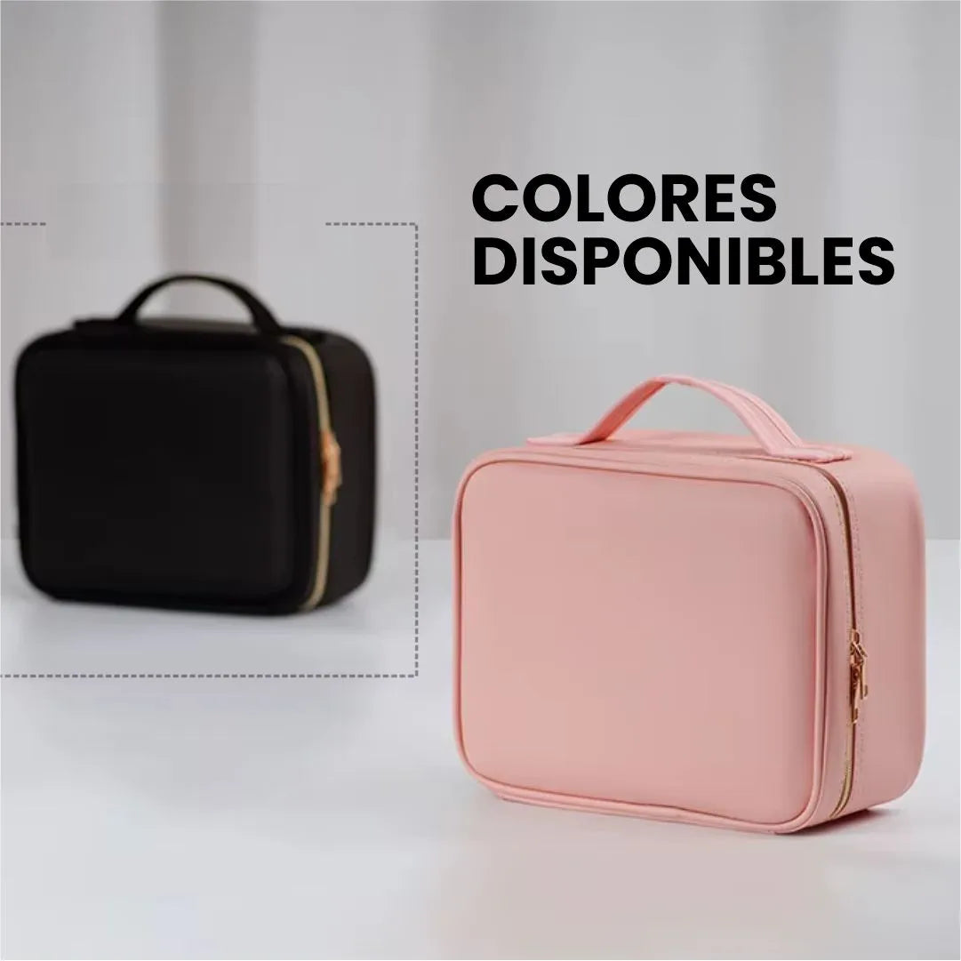 Estuche Inteligente de Maquillaje con Espejo LED - GlamTech®