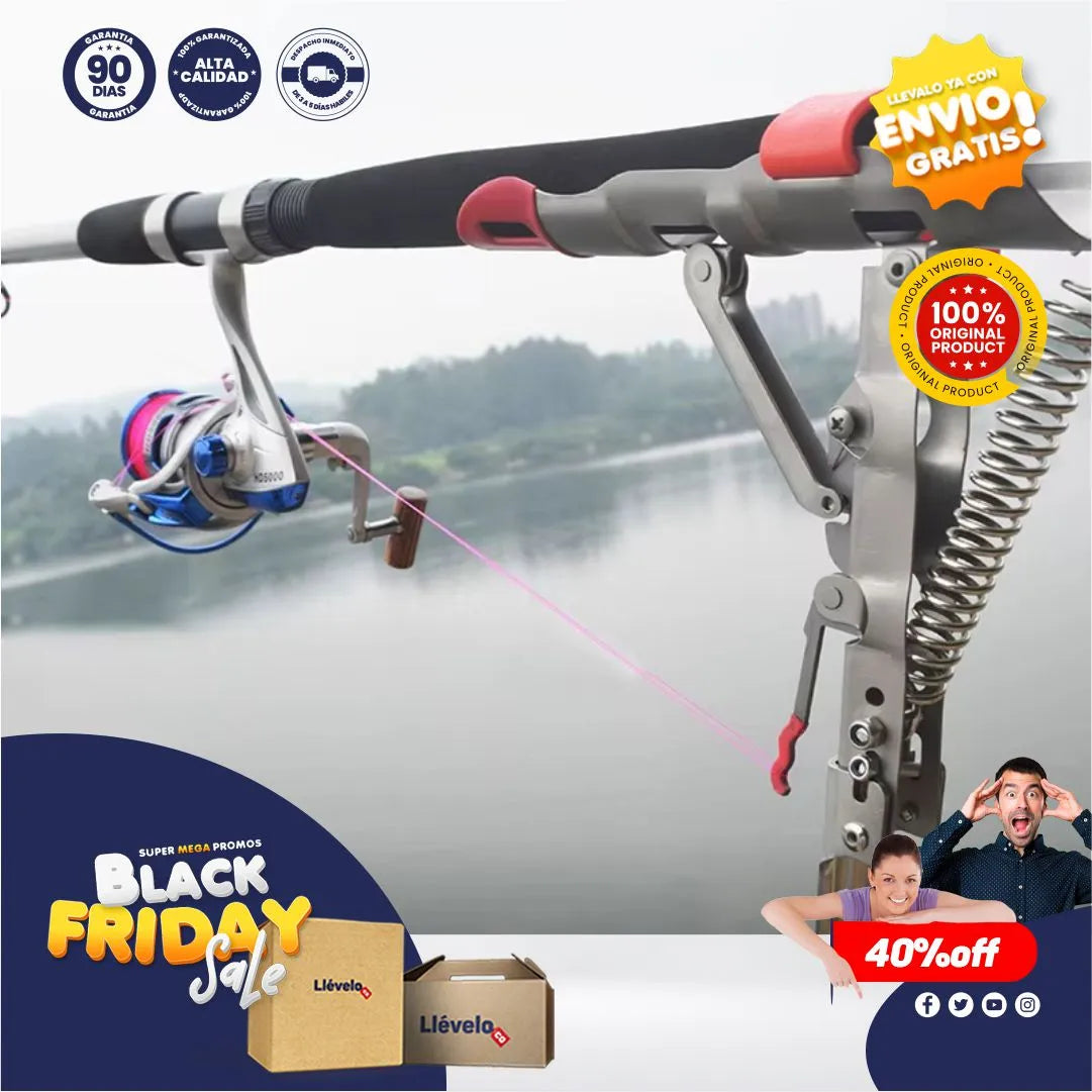 Soporte Automático para Caña de Pescar - FishSpring Pro®