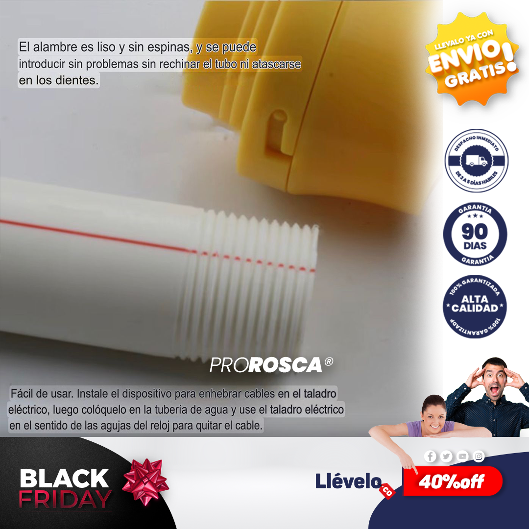 ProRosca® herramienta para hacer hilos de Pvc