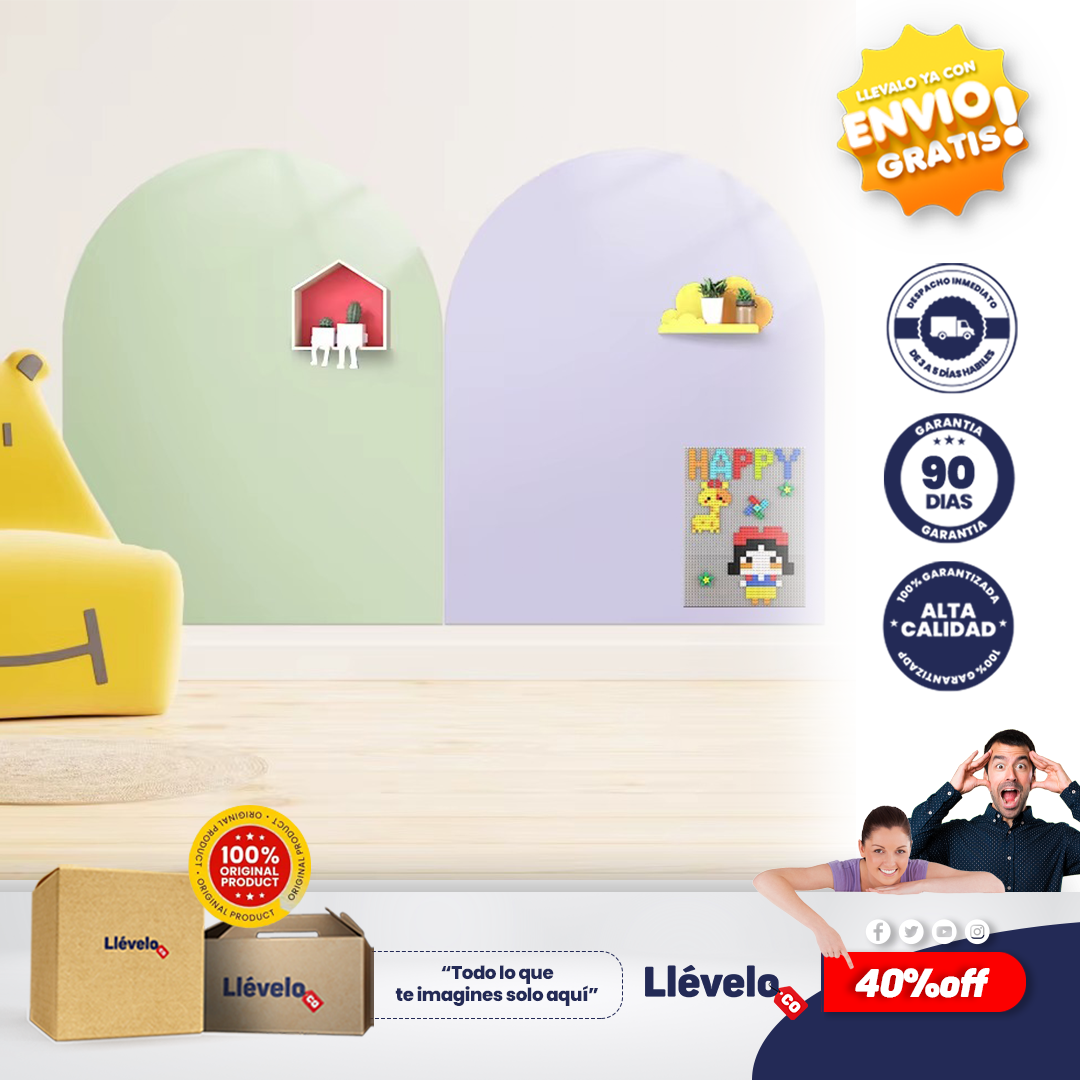 CreatiWall® pegatina de tablero de pared magnética
