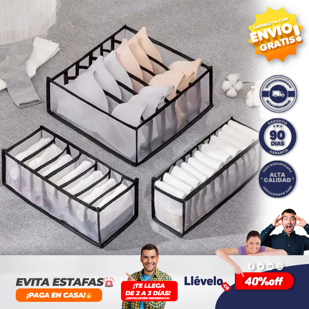FreshSpace® Organizador Ropa para cajón