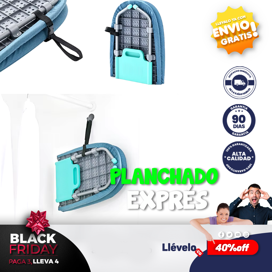 Planchi Express® Tabla de planchar portátil