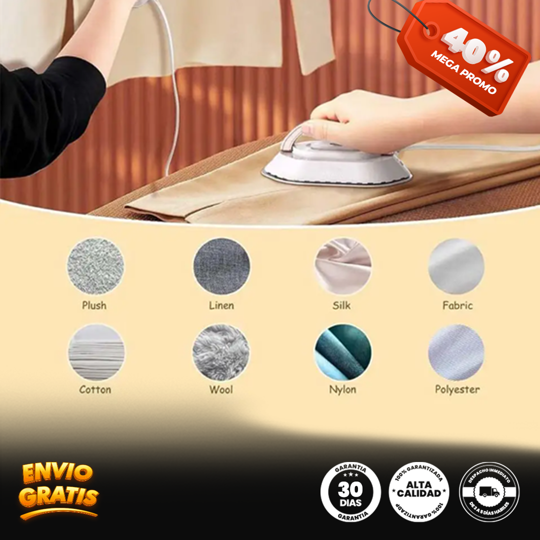 MiniLiso® Mini plancha seca eléctrica de mano, 120V/220V