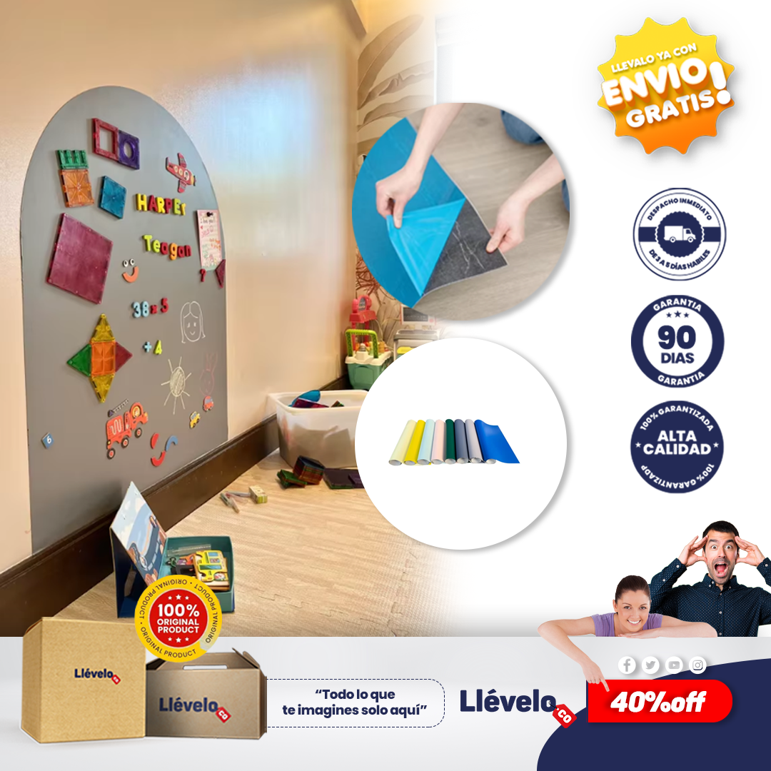 CreatiWall® pegatina de tablero de pared magnética