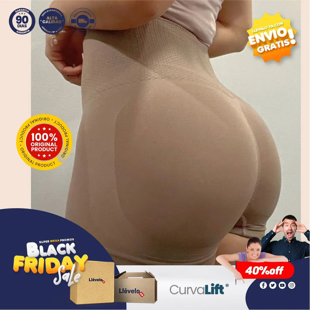 ¡PAGA 2, LLEVA 3! Panty Levanta Cola y Control de Abdomen - CurvaLift® Original