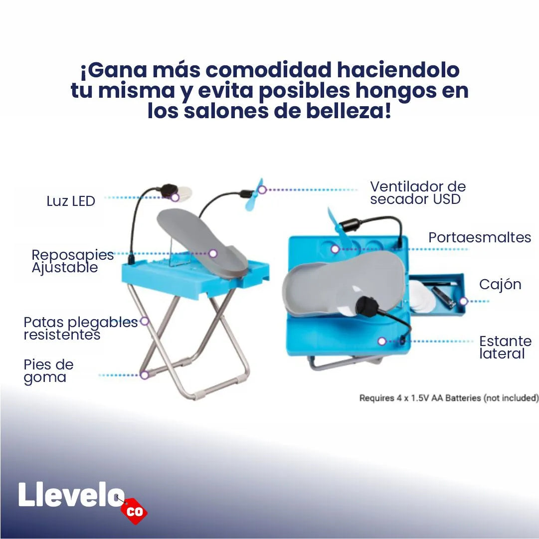 NailGloup Lamp® - Mesa para Auto Pedicure