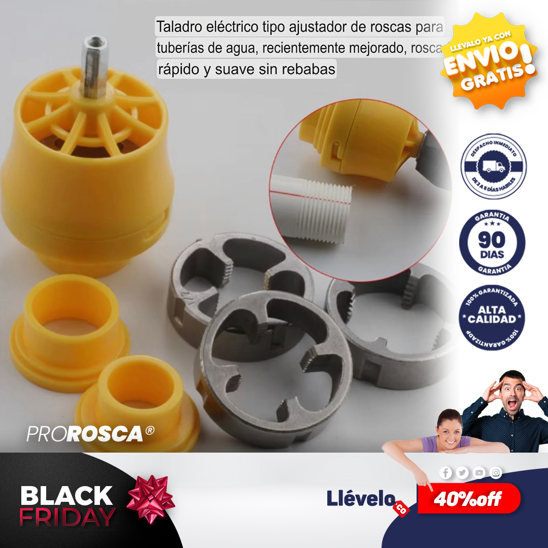 ProRosca® herramienta para hacer hilos de Pvc