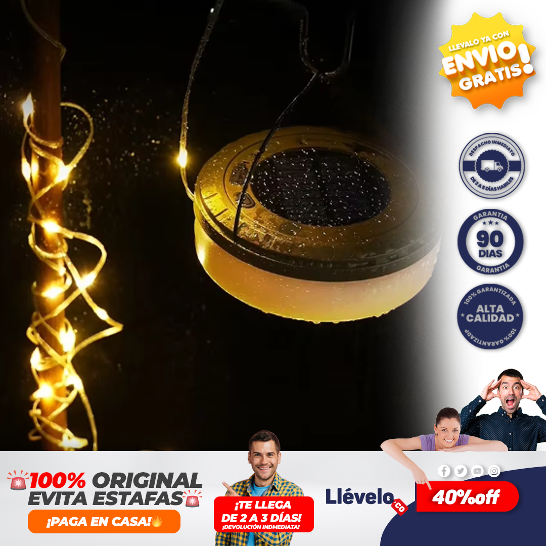 Luzify® Lámpara de Camping recargable 2 en 1
