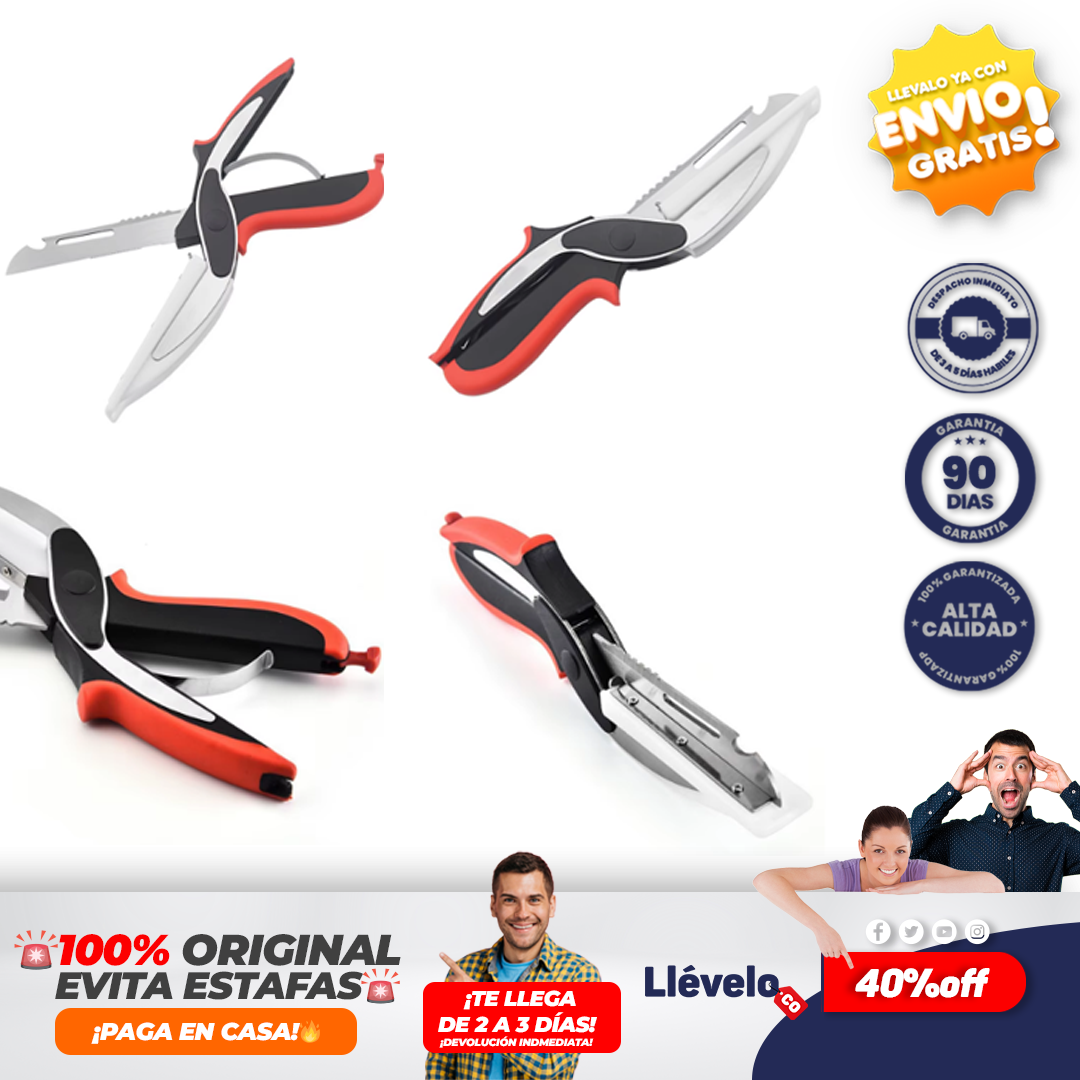 SlicePro® Tijera de cocina 6 en 1