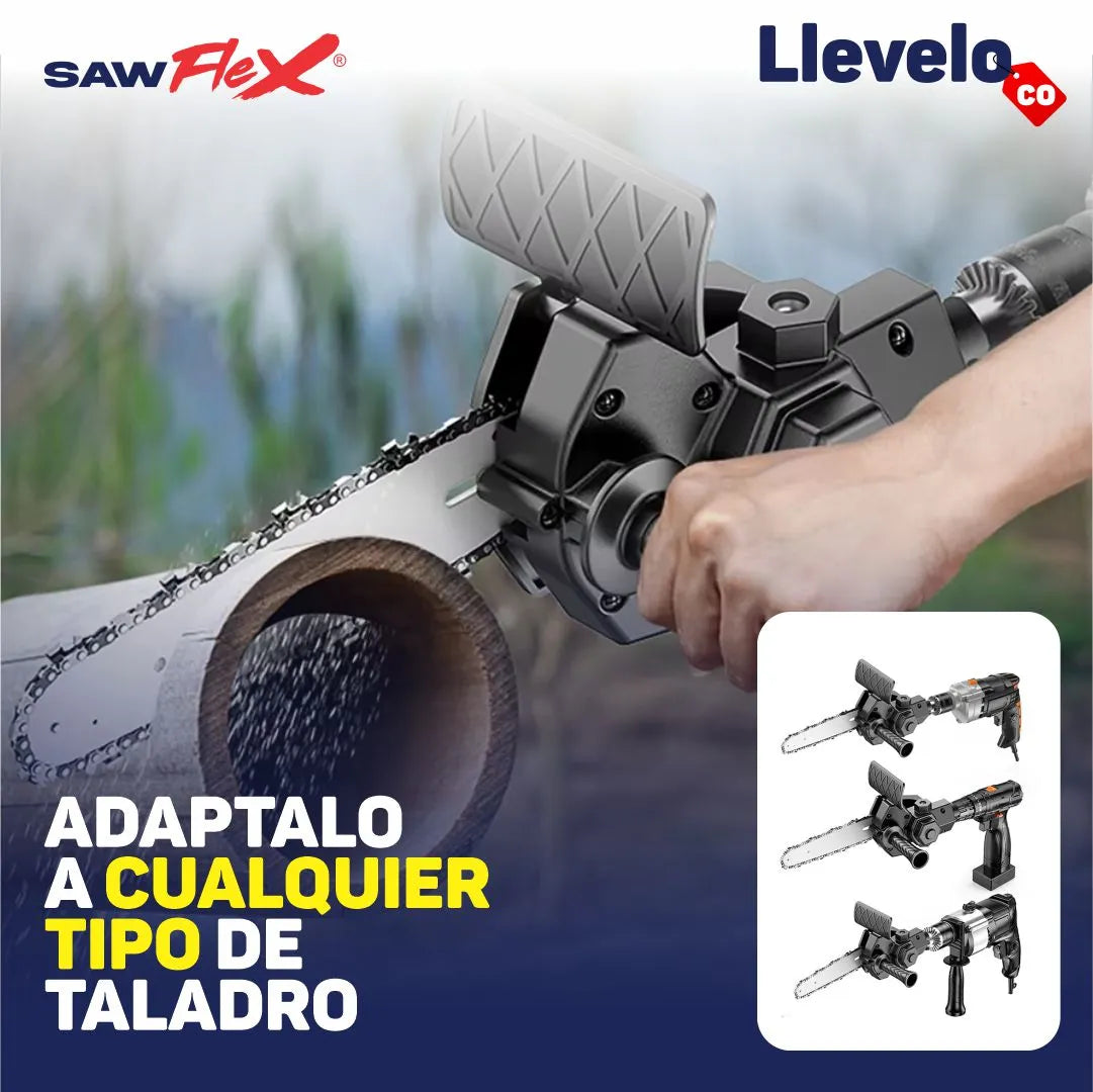 SawFlex® - Adaptador de Motosierra para Taladro