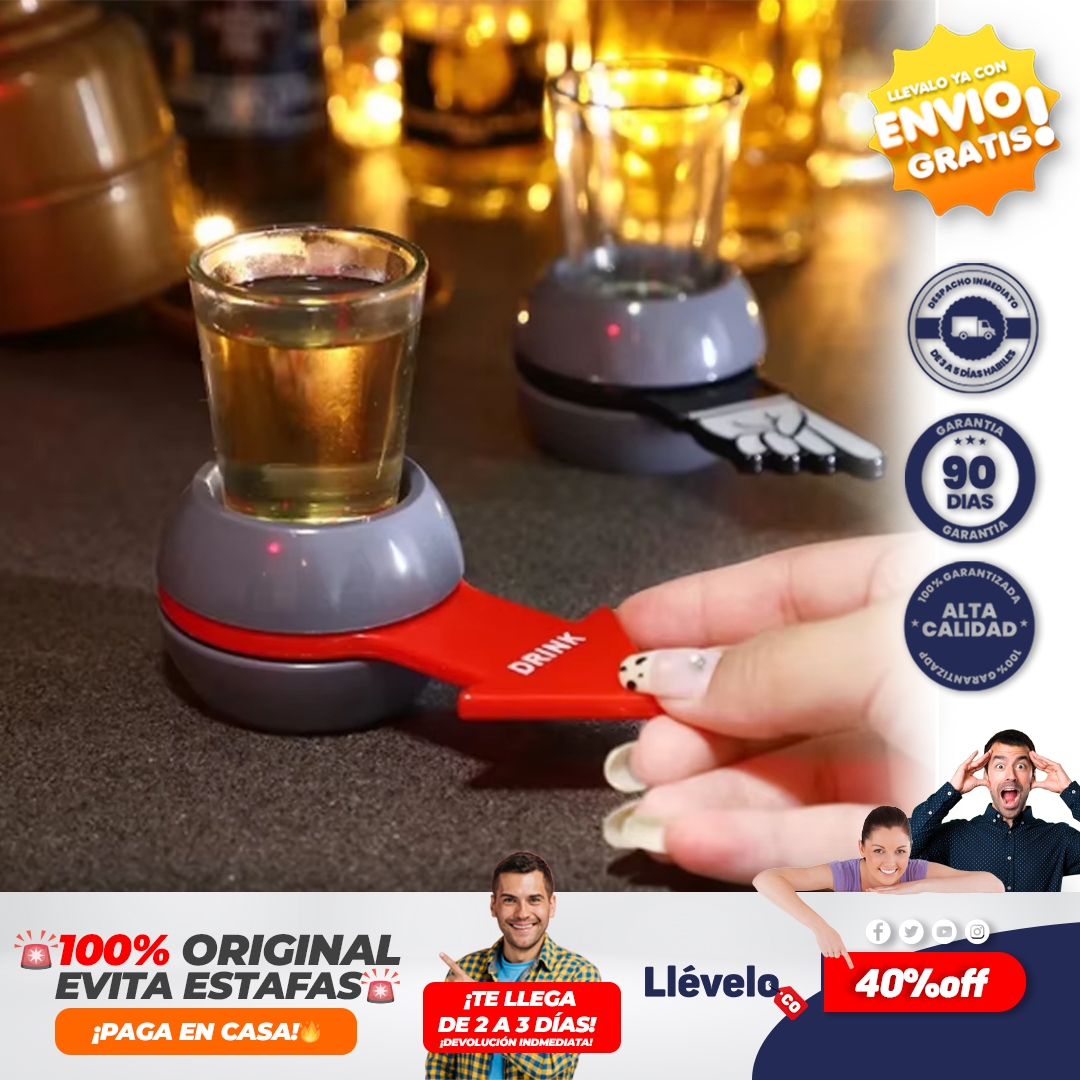 Rumbaleta® o juego de fiesta con vaso de chupito de 2 onzas