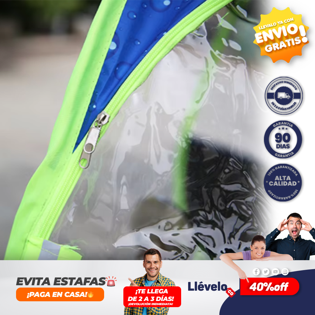 MotoSombrilla® Cubierta completa para bici y moto