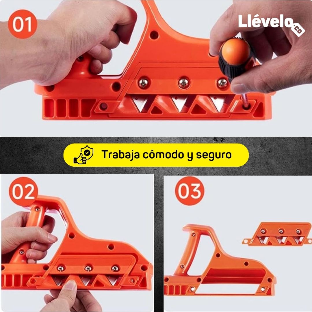 Drywall Master® Biseladora Profesional para Paneles