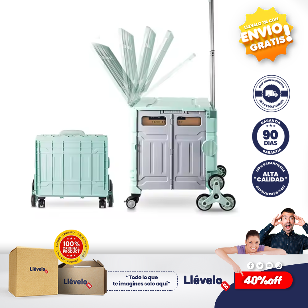 ECO CAR® Carrito De Mercado Plegable
