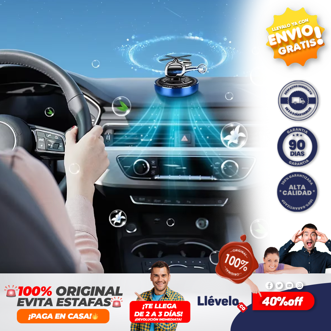 HeliFresh® Ambientadores solares para coche