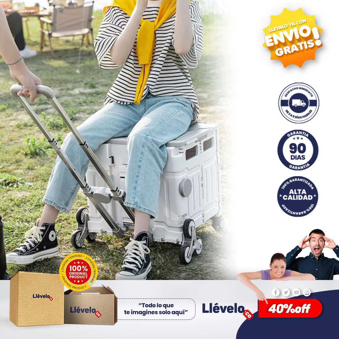 ECO CAR® Carrito De Mercado Plegable