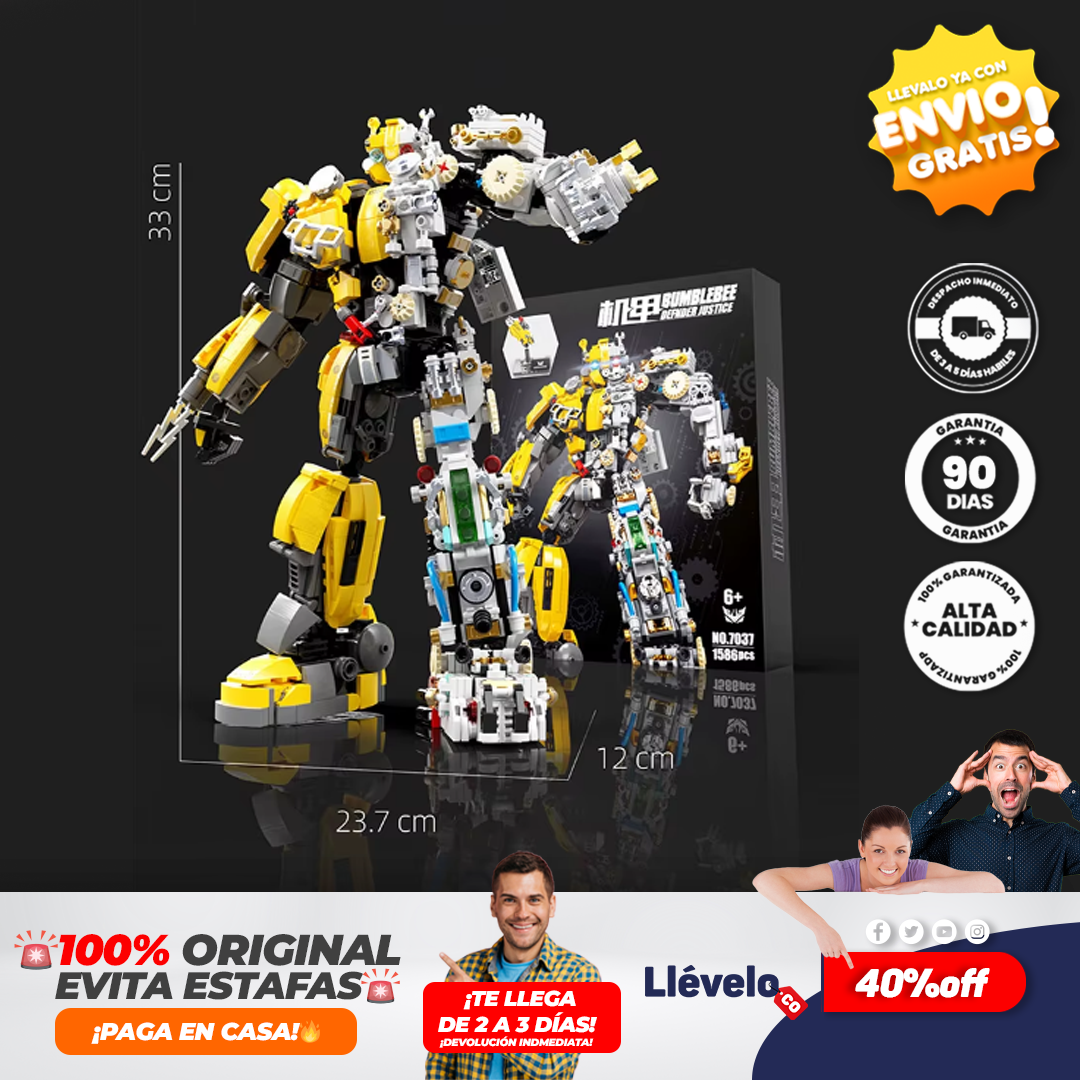 Transform® Mecha Hornet-bloques de construcción ensamblaje