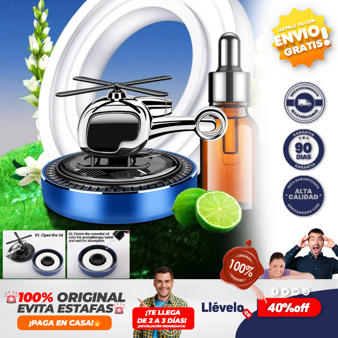 HeliFresh® Ambientadores solares para coche