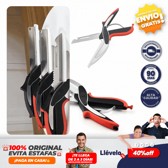 SlicePro® Tijera de cocina 6 en 1