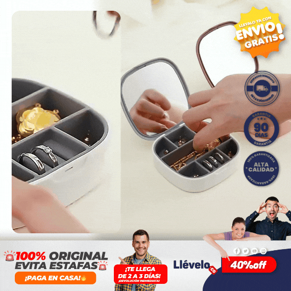 Eleganzia® MINI JOYERO DE VIAJE