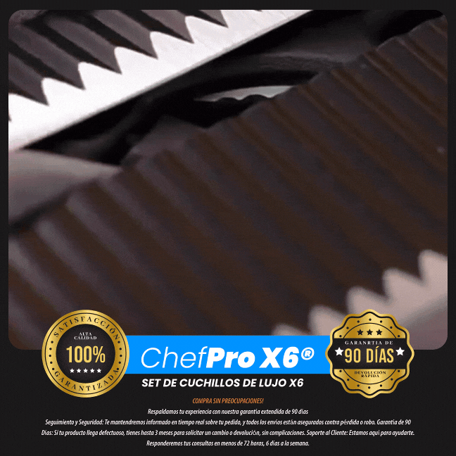 ChefPro X6® SET DE CUCHILLOS DE LUJO X6