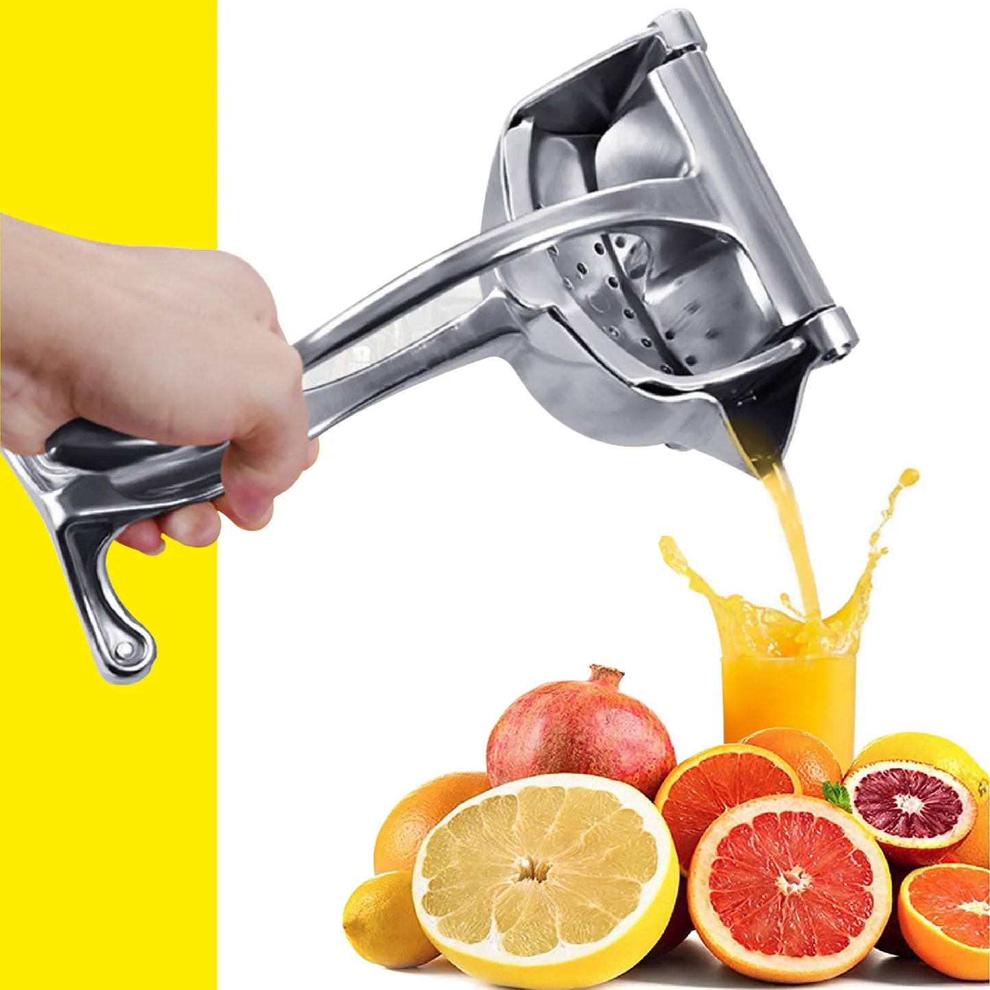 Exprimidor De Frutas Metalico Manual