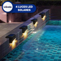 4 LUCES LED SOLARES